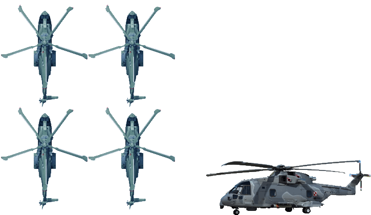 4 śmigłowce AW101 w wersji ZOP/CSAR