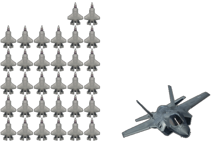 32 myśliwce wielozadaniowe F-35