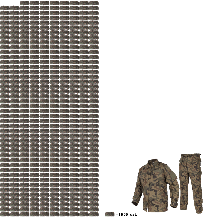 438 285 mundurów wz. 93 Pantera