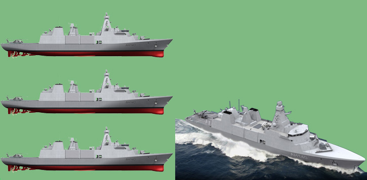 Wykonanie projektu i budowa 3 fregat wielozadaniowych Miecznik