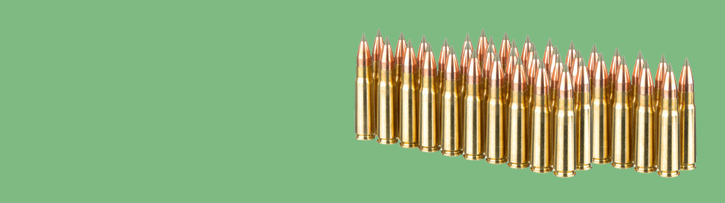 Kilkaset milionów sztuk amunicji w kalibrach od 5,56 mm do 9 mm